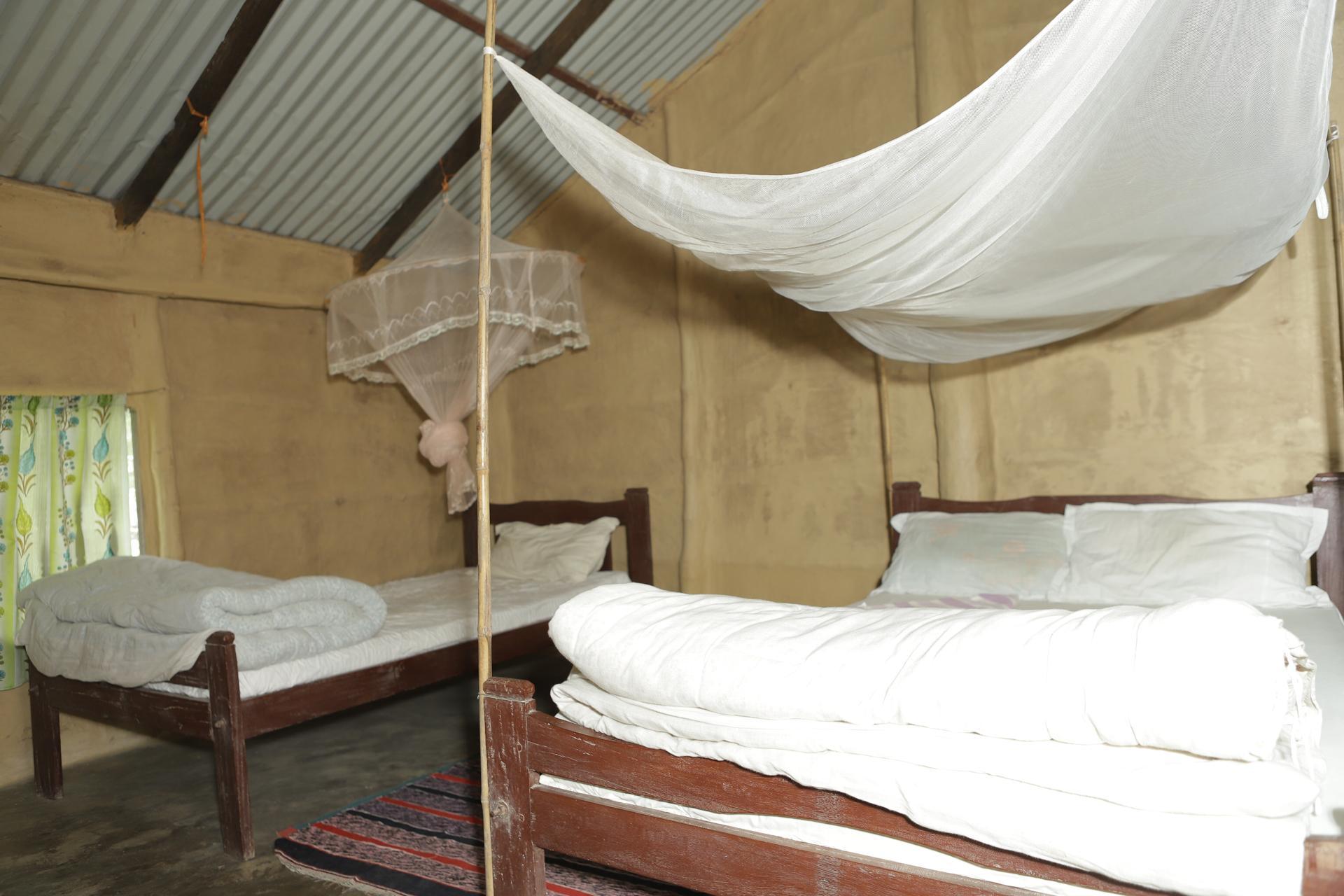 Tharu Style Double Bed Room