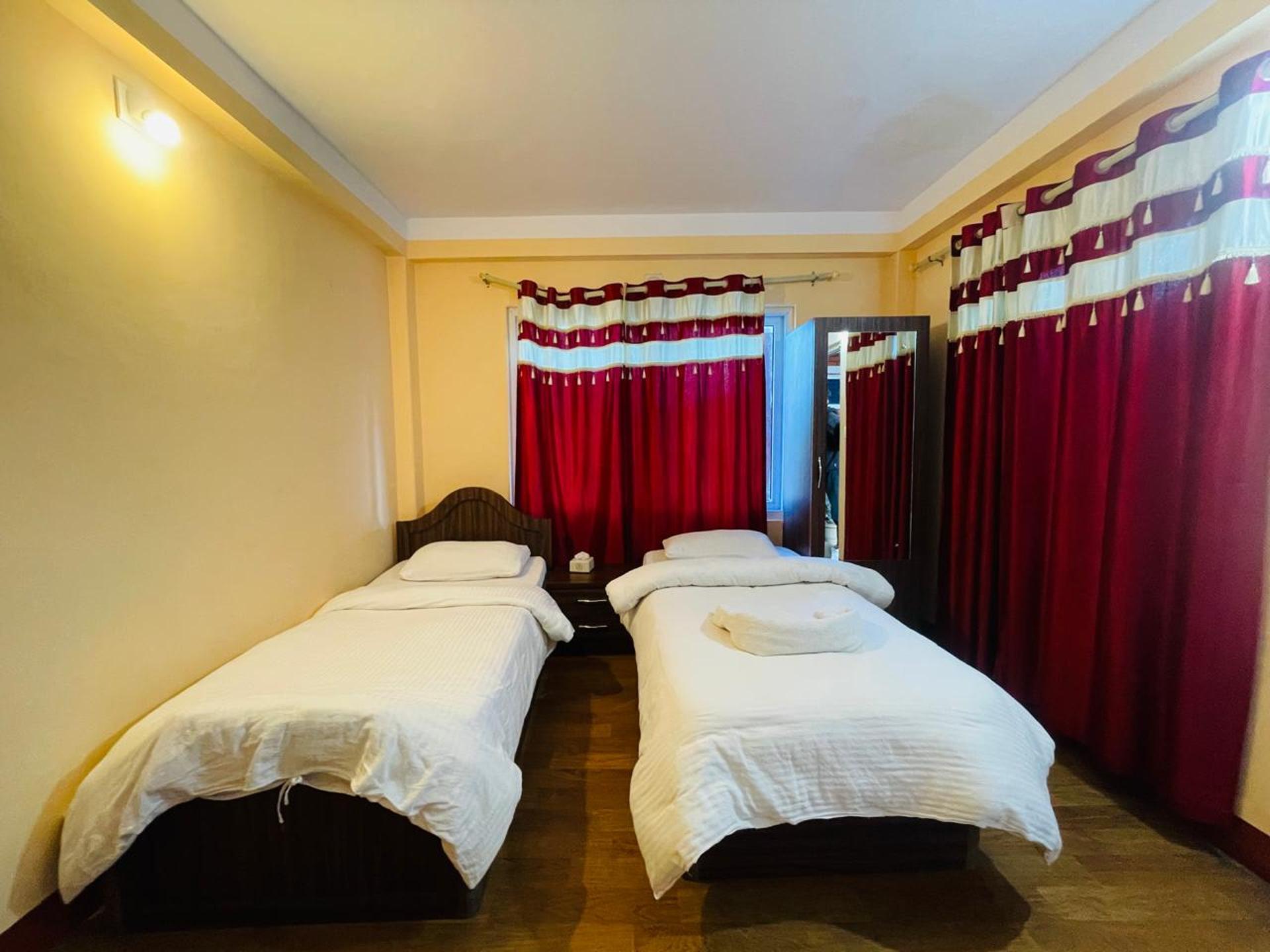 Double single Bed