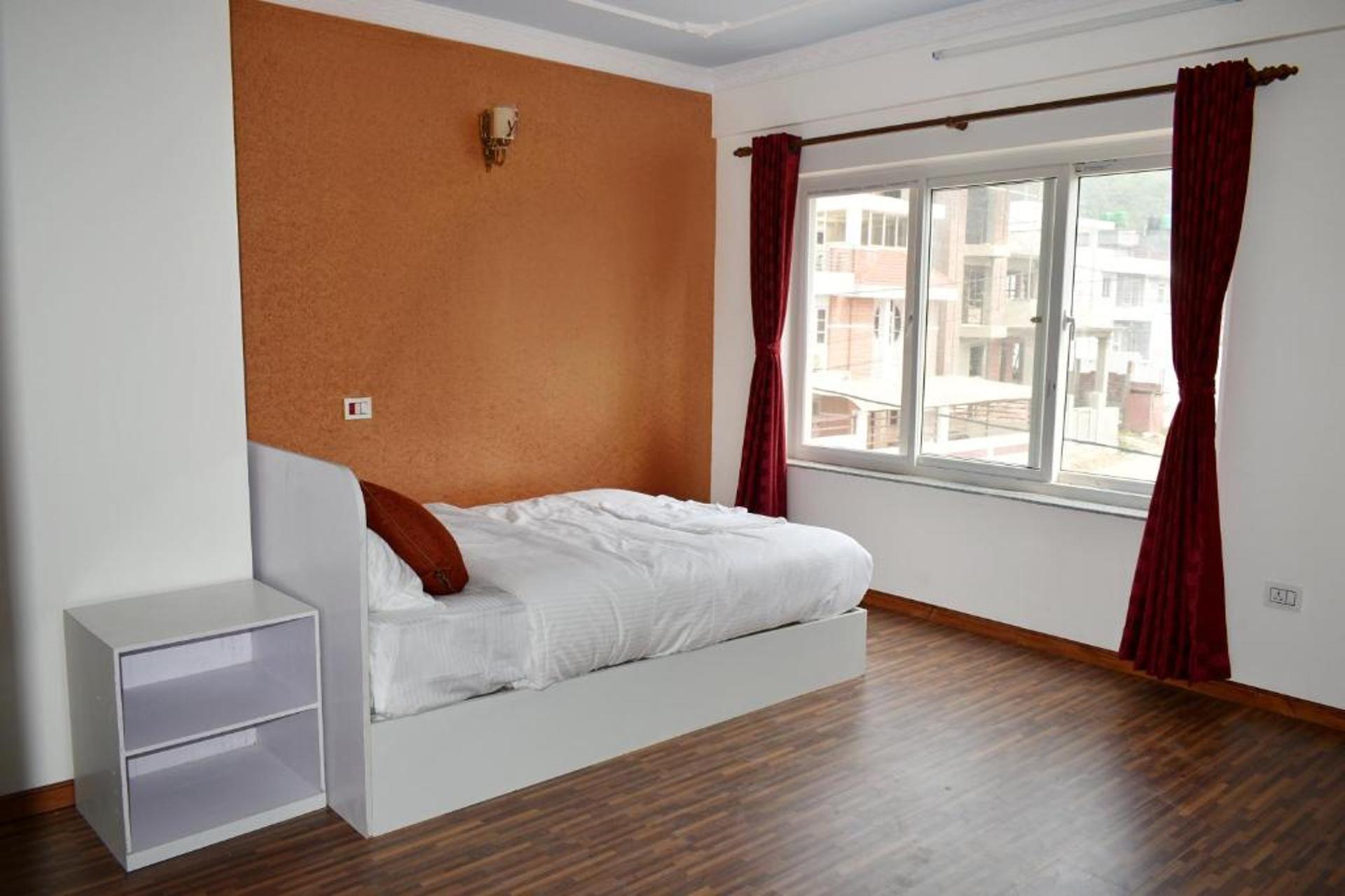 Single Bed with attached bathroom